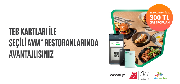 TEB Kartlarıyla İstanbul'da Seçili Avm'lerde Daha Avantajlısınız!