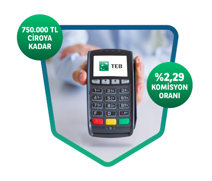 YENİ POS BAŞVURULARINA ÖZEL %2,29 KOMİSYON AVANTAJI