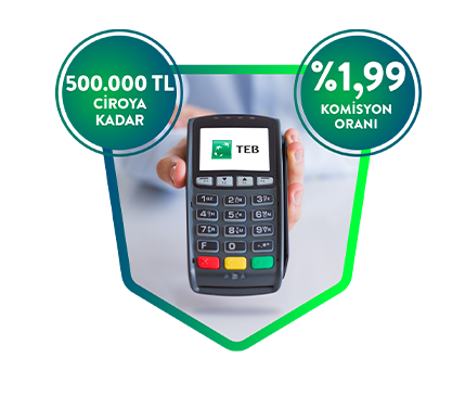 CEPTETEB İŞTE ile 2025 Yıl Sonuna Kadar Yeni Pos Başvurularınıza Özel %1,99 Komisyon Avantajı