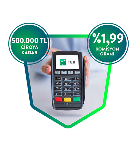 CEPTETEB İŞTE ile 2025 Yıl Sonuna Kadar Yeni Pos Başvurularınıza Özel %1,99 Komisyon Avantajı