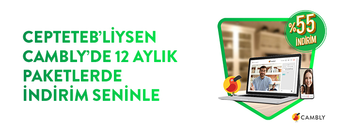 Cambly'de %55 İndirim