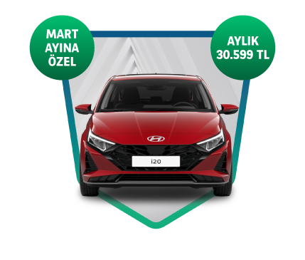 CEPTETEB İŞTE'LİLERE AVANTAJLI FİYATLARLA HYUNDAİ İ20 FIRSATI