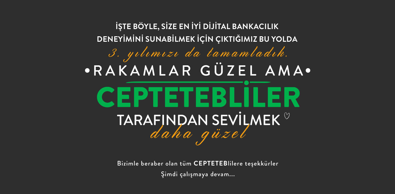 CEPTETEBLİLER TARAFINDAN SEVİLMEK