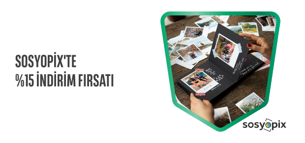 Sosyopix’te %15 İndirim Fırsatı CEPTETEB'de!