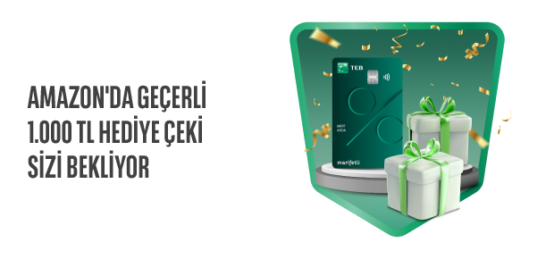 TİKTOK MÜŞTERİLERİNE 1.000 TL AMAZON HEDİYE ÇEKİ