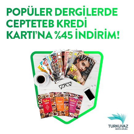 Türkiye’nin Popüler Dergileri Bir Tık Uzağında!