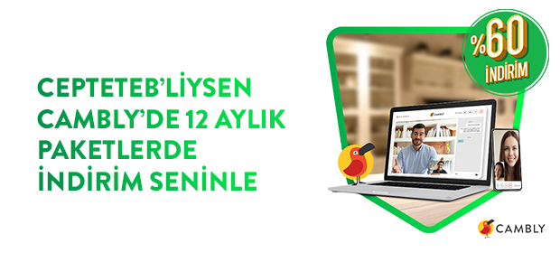 Cambly'de %60 İndirim!