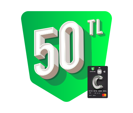 Sevdiklerine CEPTETEB'den 50 TL Bonus Hediye!